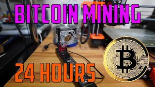 Bitcoin Mining for 24 Hours  Using the GekkoScience COMPAC F [upl. by Niwde]