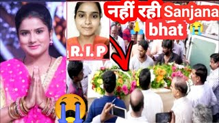 Sanjana Bhat death  Sanjana Bhatt no more  Saregamapa 2021  Zeetv Sanjana Bhat performance [upl. by Liana]