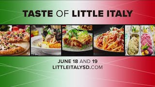 Taste of Little Italy 2024  Food event returns to San Diego June 1819 [upl. by Valli]