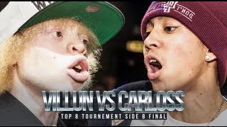 VILLUN VS CARLOSS  Dont Flop Rap Battle [upl. by Rosdniw]