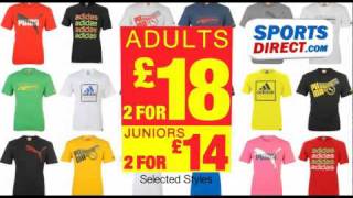 Sportsdirectcom  2 for Slazenger Polos amp Nike Puma adidas Tshirts [upl. by Guinna]