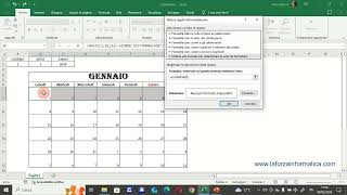 Calendario Excel Parte Prima [upl. by Idonah]