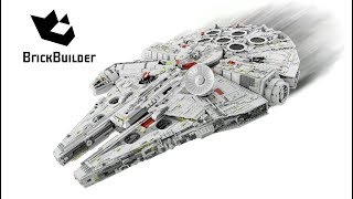 LEGO Millennium Falcon 75192 SHORT BUILD Star Wars  10 Minutes Fast Build  Exclusive Rare Set [upl. by Jorey236]