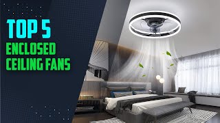 Best enclosed ceiling fans with lights [upl. by Ecnahs]