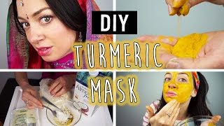 DIY Turmeric Face Mask [upl. by Sairtemed]