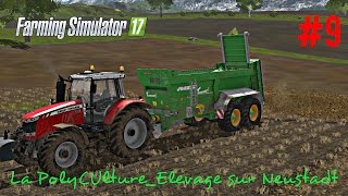 Farming Simulator 17  La PolyCultureElevage sur Neustadt  9 [upl. by Proudfoot]