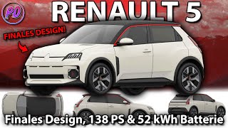 RENAULT 5 2024  Finales Design 138 PS amp 52 kWh Batterie [upl. by Nylrac249]