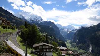 Relaxing view from Wengen at 18092013 [upl. by Vacla]