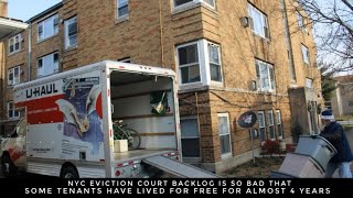 NYC Eviction Court Backlog So Bad That Some Tenants Lived For Free For Nearly Four Years [upl. by Buehrer227]