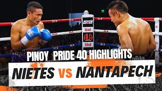 Pinoy Pride 40 Highlights Nietes vs Nantapech  Flashback Friday [upl. by Ahsercal988]