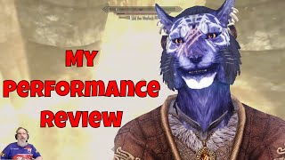 My Performance Review Inigo Elder Scrolls V Skyrim [upl. by Esilenna]