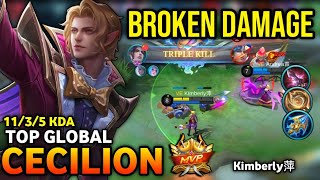 CECILION BEST BUILD 2022  TOP GLOBAL CECILION GAMEPLAY  MOBILE LEGENDS✓ [upl. by Nyrmac197]