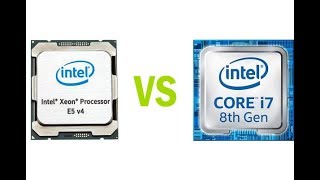 CPU XEON 2630 V4 VS INTEL I7 8700  CUAL TIENE MEJOR RENDIMIENTO [upl. by Vasti500]