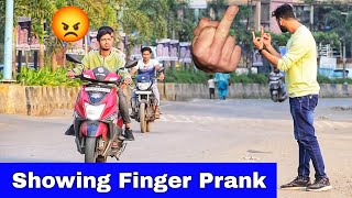 Showing Finger Prank  Part 10  Prakash Peswani Prank [upl. by Liss600]