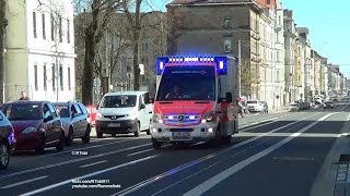 Leipzig DRK RTW 42831  Leipzig German Red Cross ambulance responding GER  2732017 [upl. by Asial859]