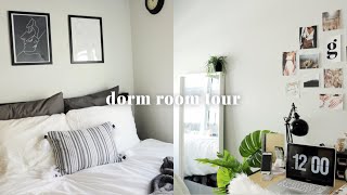 DORM ROOM TOUR  Minimal  Modern Farmhouse [upl. by Ahtnama]