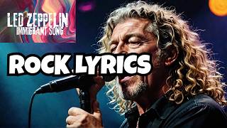 Led Zeppellin  Immigrant Song Lyrics [upl. by Giacamo680]