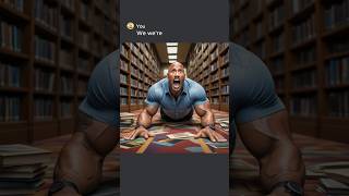 Dwayne Returning Overdue Book But… ai chatgpt aiart memes [upl. by Lucier601]