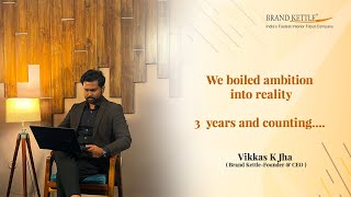 How did Brand Kettle become Indias fastest interior fitout company with founder Vikkas K Jha [upl. by Acinad]