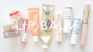 Favourite Lip Balms  Best Hydrating Nourishing Products I Repurchase [upl. by Amalburga]