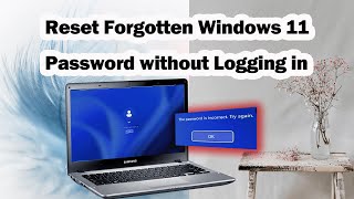 Reset Forgotten Windows 11 Password without Logging in  4 Solutions [upl. by Astrahan]