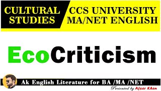 Ecocriticism  Ecocriticism or Green Studies  Ecocriticism In English Literature  Ecocriticism NET [upl. by Mateusz]