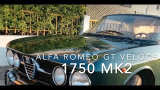 Alfa Romeo GT Veloce 1750 Bertone  restoration and details [upl. by Lalad]