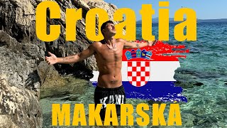 NAŠA DOVOLENKA NA MAKARSKEJ HR  VLOG Z CHORVÁTSKA [upl. by Helprin]