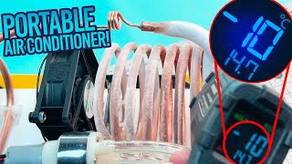 How to Make a Powerful Mini Freezer  Portable Mini Air Conditioner up to 10ºC [upl. by Ava172]