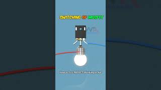 Switching of MOSFET mosfet diyelectronics [upl. by Yeliw637]