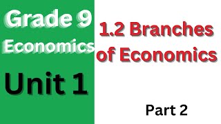 12 Branches of Economics [upl. by Analeh]