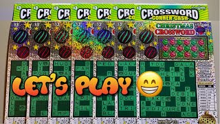 14 CROSSWORD SCRATCH OFFS TO PLAYBIG WIN💰😁🤞 [upl. by Lasiaf588]