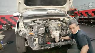 Kia carnival 2016model remove engine complete overhouling darel vlog darios tv [upl. by Elman]