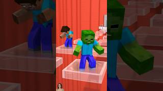 HELP Steve Win Squid Game Glass Bridge😱 minecraft minecraftanimation animation [upl. by Ettennat]