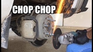 Installing Wheel Spacers on Lifted Silverado with 33s [upl. by Darnell854]