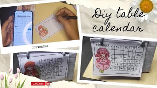 Diy Desk calendar with paper 🏩😍🦄 [upl. by Antonella]