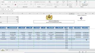 Relevé de Déduction Edi Déclaration de la Tva  Partie 1  شرح سريع [upl. by Scott]