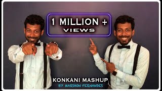 Konkani Mashup  All Time Konkani Hit Songs  One Beat 15 Songs  Famous Old Konkani Songs [upl. by Dajma]