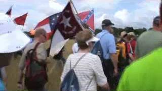 Picketts Charge 150th anniversary Gettysburg National Military Park [upl. by Lowney]