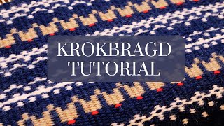 Krokbragd Reindeer Fair Isle Rigid Heddle Weaving Tutorial [upl. by Ardnala]