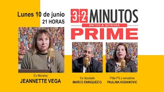 32 MINUTOS  10 JUNIO  HOY JEANNETTE VEGA PAULINA VODANOVIC y MARCO ENRIQUEZ [upl. by Duyne]