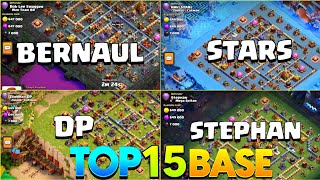 GLOBAL RANK TOP 15 BEST TH16 PUSHING BASE TH16 BEST LEGEND BASE LINK ANTI 2 STAR TH16 BASE Coc [upl. by Rockafellow]