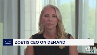 Zoetis CEO Kristin Peck on Q1 earnings [upl. by Aniretake]