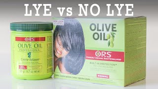 Hair Relaxers LYE vs NO LYE [upl. by Repsihw]