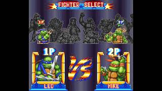 TMNT TFCE  Xforce77 VS Sanosil  🇺🇸🇩🇴 Fightcade SNES TMNTTFCE [upl. by Schnorr222]