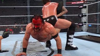 Drew MacIntyre Serious Injury By Cm Punk  Rock 123  Wrestle mania 41 [upl. by Ahtelahs]