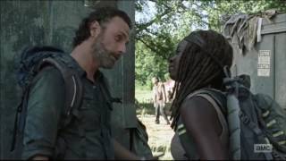 Rick and Michonne being funny assholes to each other [upl. by Drauode512]