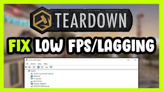 How to FIX Teardown Low FPS Drops amp Lagging [upl. by Huan344]