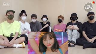 BTS reaction to TWICE Celebrate Music Video [upl. by Limaa]