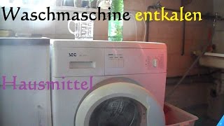 DIY Waschmaschine mit EssigEssenz entkalken [upl. by Huei454]